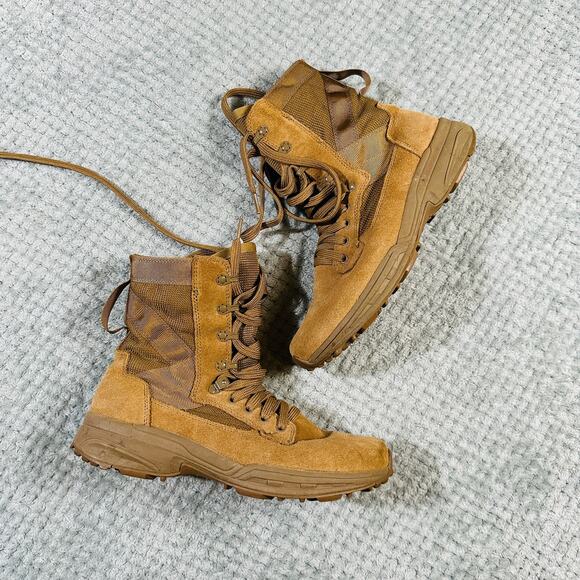 GARMONT Tactical Army Boots T8 670 Regular 9.5 Coyote Padded High Desert Boots - Picture 1 of 8